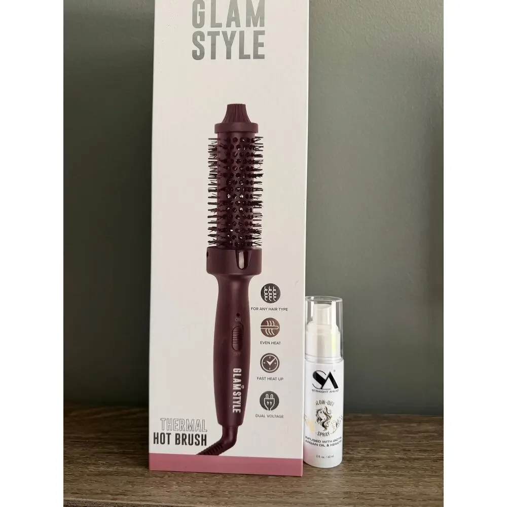 Thermal Hot Brush + Blow Out Spray Styling Set